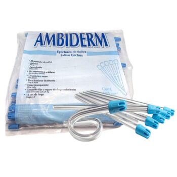 EYECTOR DE SALIVA AMBIDERM C/100