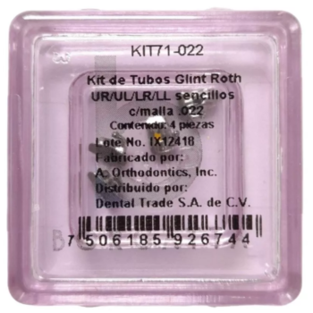 KIT TUBOS GLINT ROTH .022 UR/UL/LR/LL