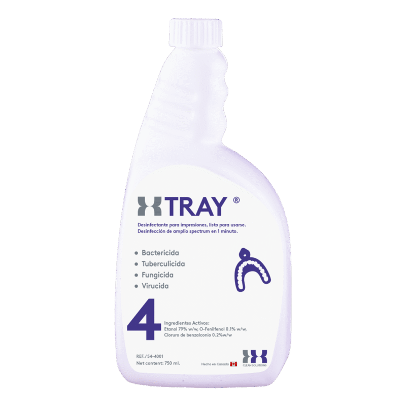 XTRAY, DESINFECTANTE PARA TOMA DE IMPRESIONES