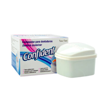 CONFIDENT CONTENEDOR PARA DENTADURAS