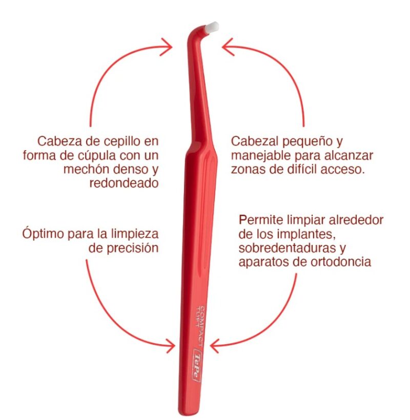 CEPILLO DENTAL COMPACT TUFT CUIDADOS ESPECIALES - Imagen 3