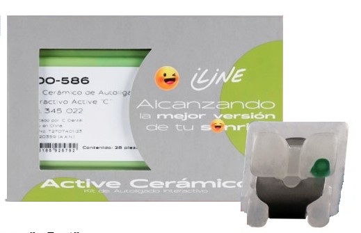 BRACKETS DE AUTOLIGADO CERAMICOS KIT ACTIVE ILINE